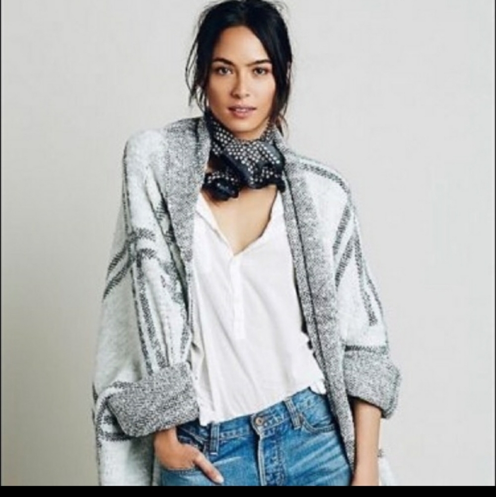 Free People Windowpane Jacket M/L